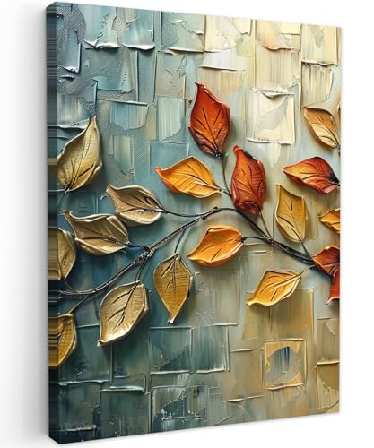 MuchoWow© Bilder Wohnzimmer Deko Modern Wandbild Kunstdruck auf Leinwand