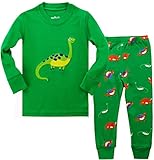 Slenily Little Baby Dinosaur Carton Sleepwear Cotton Pajamas
