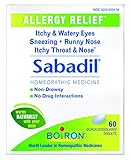 Boiron Sabadil allergy relief tablets, 60 Count