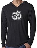 Yoga Clothing For You Mens Tie Dye OM Hoodie Tee Shirt