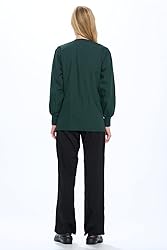 Natural Uniforms Warm Up Scrub Jacket-Hunter