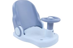 POENVFPO Baby Bath Slip Resistant Adjustable Safety Bathtub Chair for Infant Toddler, Non Slip Stool Surface for Stable Sitti