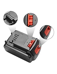 Bonadget Compatible con Black and Decker 20 V batería de iones de litio de repuesto para baterías de herramientas de alimentación LBXR20 LBXR20 OPE LB20 LBX20 LBX4020 LB2X4020 OPE