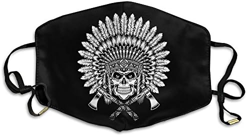 Opaowoe Iiena Adult Anti Dust American Indian Skull Anti Pollution Masks
