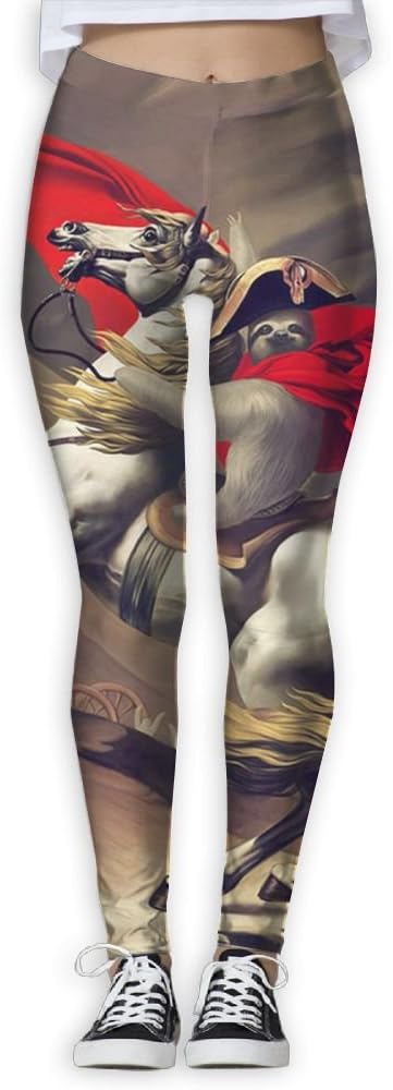 ORTHA Women's Skinny Yoga Pants Warrior Sloth Fashion Jogger Pants Workout Running Leggings
