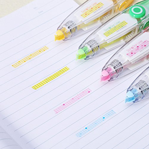 Onpiece Novelty Fluorescent Lace Decorative Tape Correction Fluid School & Office Supply, 157''