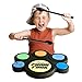 Dimple Kids Electric Drum Set with Foam Drum Pads, 4 Drumsticks, Speakers & Sounds, Great for Children & Toddlers