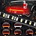 Mihaz 60'' Truck Tailgate Light Bar, 5 Function 90 Red/White LED Brake Light Strip Single Row for Turn Signal, Brake, Reverse Light, IP67 Waterproof Rating