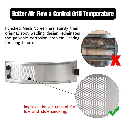 Dracarys Green Egg Replacement Parts Stainless Steel Draft Door Kit BBQ