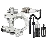 Harbot MS290 Oil Pump Oiler Worm Gear Spring With Fuel Line Spark Plug For STIHL 029 039 MS290 MS310 MS390 Chainsaw 1127 640 3200