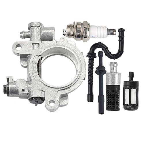 Harbot MS290 Oil Pump Oiler Worm Gear Spring With Fuel Line Spark Plug For STIHL 029 039 MS290 MS310 MS390 Chainsaw 1127 640 3200