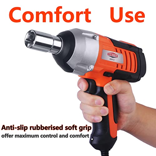 Electric Impact Wrench 12V Impact Wrench, 1/2” Car Impact Wrench Corded