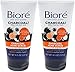 Biore Charcoal Acne Scrub 4.5 Ounce (133ml) (2 Pack)