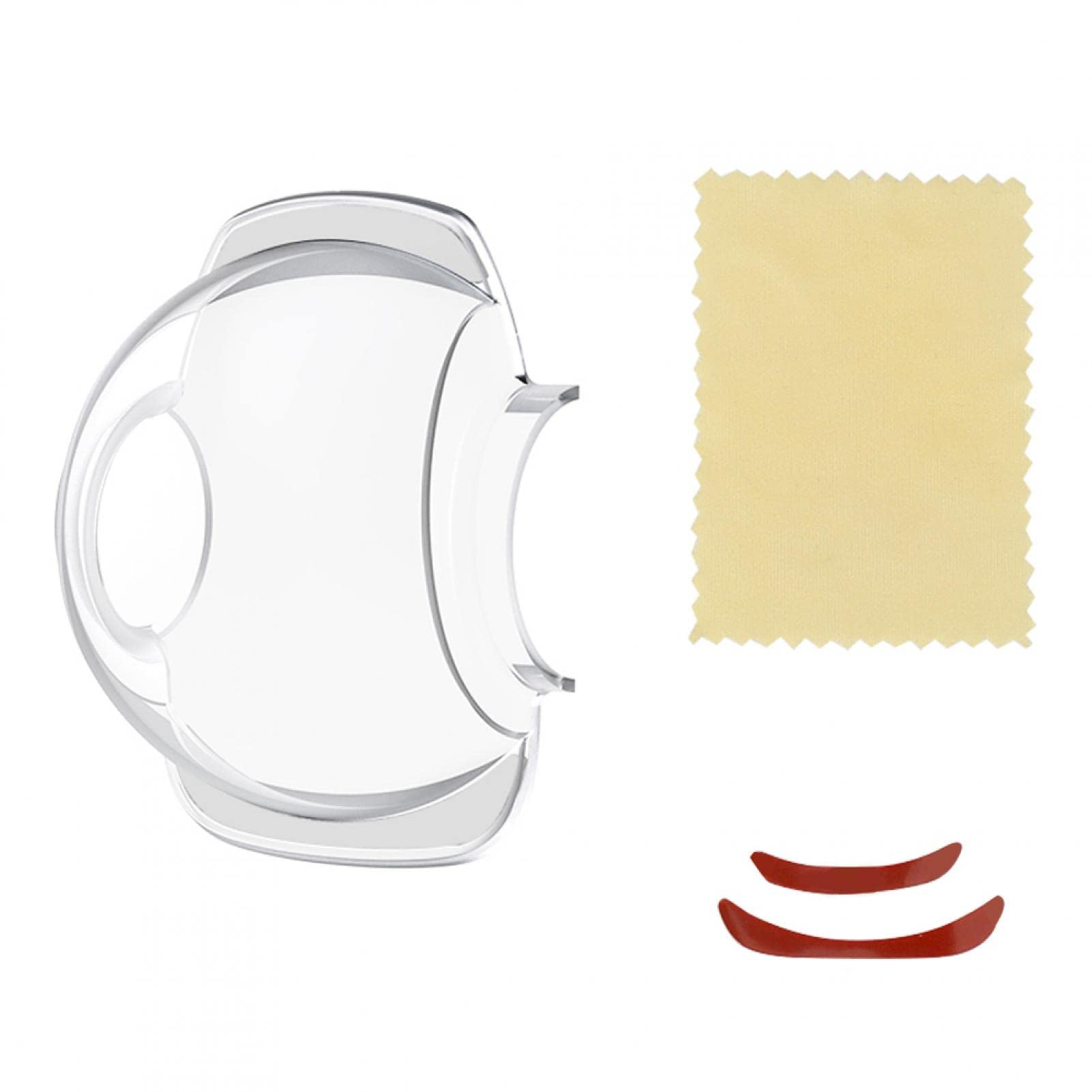 Protective Cover Compatible with DJ-I FPV Drone Gimbal Camera Lens Protection Anti-Shock Dustproof Cover (Clear)