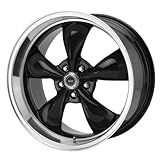American Racing Custom Wheels AR105 Torq Thrust M Gloss Black Wheel With Machined Lip (17x9