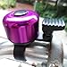 ATCG Cute Alloy Mini Bicycle Bell for Kids Boys Girls (Purple)