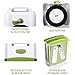 5-Blade Spiralizer - ALISKID Vegetable Spiralizer Slicer Shredder Veggie Grater Cutter with Powerful Suction Base
