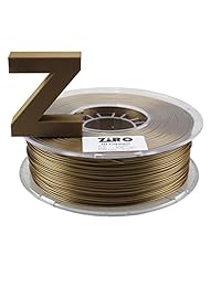 Ziro Impresora 3d filamento pla 1.75 baisc Color Series 1 kg (2.2lbs) 19 colores, Dorado, 1