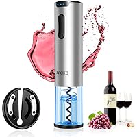 PFCKE Electric Wine Bottle Opener Stainless Steel USB Rechargeable Cordless Auto Corkscrew Wine Opener with Foil Cutter…