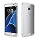 Pajuva Samsung Galaxy S7 Edge Clear Case, PC+TPU Protective Transparent Case Thin for Galaxy S7 Edge Crystal Clear Case with Bumper (Clear)