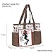 SoHo Canvas Diaper Tote Bag 7pc, Brown Owls