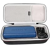 LTGEM EVA Hard Case Travel Carrying Storage Bag for Sony SRS-XB3 Portable Wireless Bluetooth Speaker. Fits USB Cable and Wall Charger.