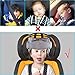 Luchild Head Support Travel Car Seat Stroller Child Head Protection Neck Relief for Toddler Baby Kids (Grey)