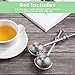 Senbowe 2 Pack Stainless Steel Tea Infuser Tea Strainer, Stainless Steel Tea Ball Infuser Strainer Steeper for Loose Leaf Tea& Herbal Teas- Great Gift for Tea Lovers