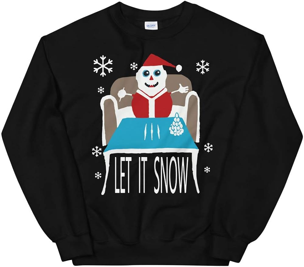 santa let it snow sweatshirt
