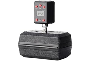 Multi Size Digital Torque Wrench Adapter 1/4 3/8 1/2 3/4 Inch, Torque Range 0 3 6600Nm with LED and Audible Notifications, Du