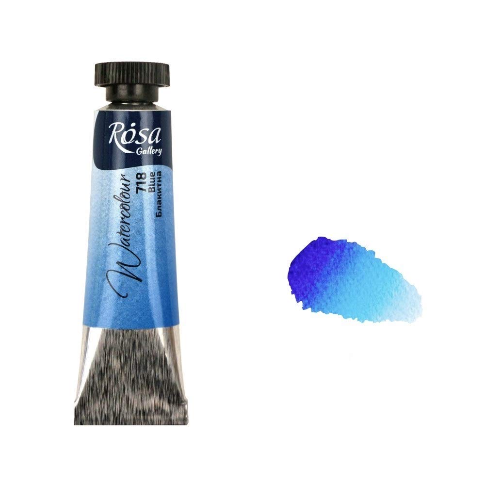 Professional Watercolour Paint, 10ml Tubes, Gallery, Artist Quality (Blue)