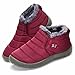 Letter Warm Fur Lining Slip On Flat Ankle Snow Boots Warm Shoe For Women