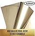 Stretch Metallic Vinyl Iron on Heat Transfer Vinyl Rose Gold Foil Vinyl HTV Sheet for Cricut,T-Shirt Hoody Decoration at Home or Party 12