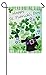 Evergreen St. Patrick's Hat Hurray Suede Garden Flag, 12.5 x 18 inches