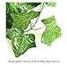 12 Pack 83 Ft Artificial Ivy Leaf Plants Fake Vines Greenery Ivy Garland Hanging Fake Foliage for Wedding Party Garden Office Wall Decor