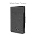 CaseCrown SlimPower Wallet w/2500 mAh Powerbank w/Micro USB Cable & Lightning Adapter for Android & iPhone 7 and iPhone 8 - Canvas (Charcoal Gray)