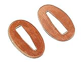 Pair of Red Seppa Copper Sword blade Washer Spacer for Japanese Samurai Sword maintain