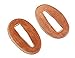 Pair of Red Seppa Copper Sword blade Washer Spacer for Japanese Samurai Sword maintain