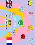 Image de CALENDRIER 2018, Français/Anglais: une conjugaison par mois + traduction Mois et Jours de la semaine (French Edition)