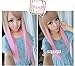X&Y ANGEL Long Straight Hair Two Tone Highlights Wig Heat Resistant Fiber Synthetic Wigs