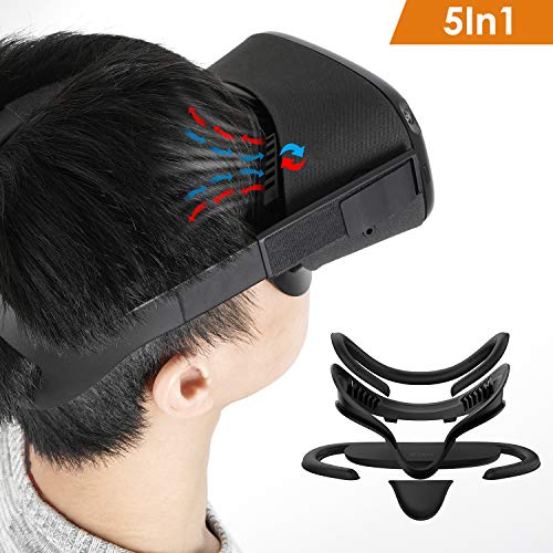 KIWI design VR Facial Interface Foam Replacement for Quest, 5 in 1