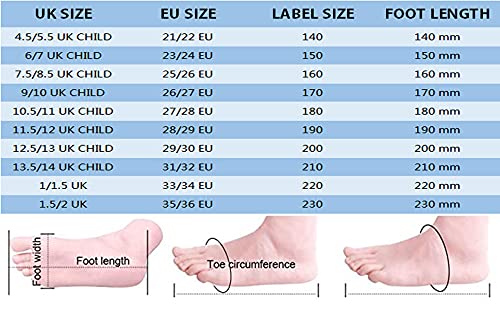 Kids Clogs for Boys Girls Non-Slip Cute Garden Shoes Children Lightweight Beach Pool Shower Slippers Sandals Mules Grey 180