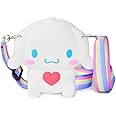 ENENSET Kitty Crossbody Bag with Adjustable Shoulder Strap, Handbag with Zipper Cute Mini Anime Kitty Coin Wallet Purse