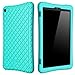 Bear Motion Silicone Case for Fire HD 8 2017 - Anti Slip Shockproof Light Weight Kids Friendly Protective Case for All-New Fire HD 8 Tablet with Alexa (7th Gen 2017 Model) (Seafoam Teal (Vendor Green))