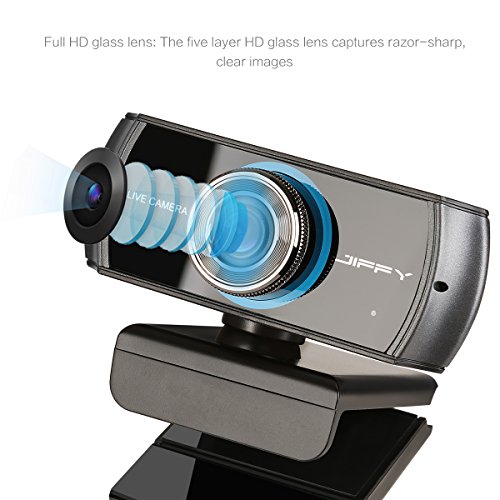 JIFFY-C100-FULL-HD-1080P-Streaming-Webcam-with-Microphone-and-H264-technology-Widescreen-Video-Calling-and-Recording-Desktop-or-Laptop-Webcam