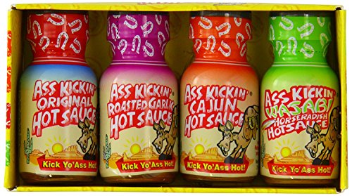 RetailSource Ass Kickin' Mini Hot Sauce Variety, 1.5 oz - 12 pc