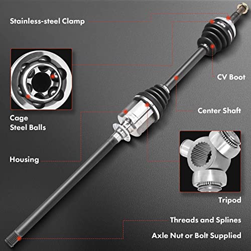 A-Premium CV Axle Shaft Assembly - Front Right For Volvo V70 2001-2002 & XC70 2003-2007, 2.4L/2.5L