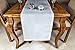 Pure Linen Kitchen Table Runner in White Size 14x85 Ideal for Wedding Dinner Parties Table Decor Rectangular Embroidered