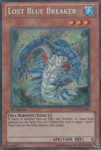 Yu-Gi-Oh! - Lost Blue Breaker (GENF-EN083) - Generation Force - 1st Edition - Secret Rare