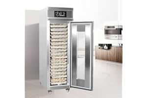 Kolice Commercial Auto Dough Baking Proofer Machine,Baking Equipment,Food Preserver Integrated Cooling,Thawing,Keep Fresh and Fermentation Function-18 Tray,650L,Temperature Range: 0C to 45C
